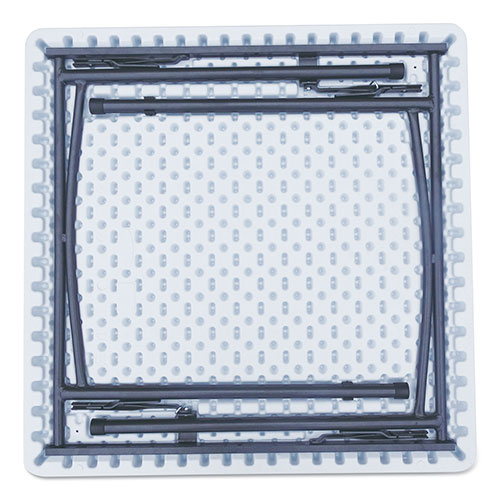 Alera Square Plastic Folding Table, 36w x 36d x 29 1/4h, White