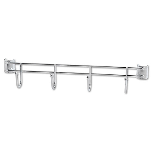 Alera Hook Bars For Wire Shelving, Four Hooks, 18