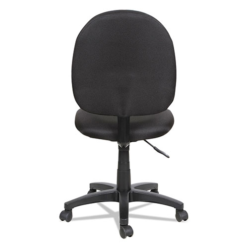 Alera Essentia Series Swivel Task Chair, Acrylic, Black