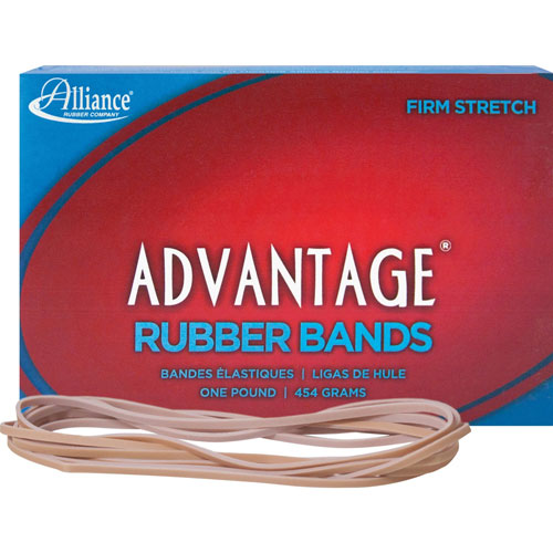 Alliance Rubber Rubber Bands, Size 117B, 1 lb., 7" x 1/8", Advantage