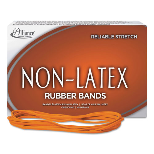 Alliance Rubber Non-Latex Rubber Bands, Size 117B, 0.04