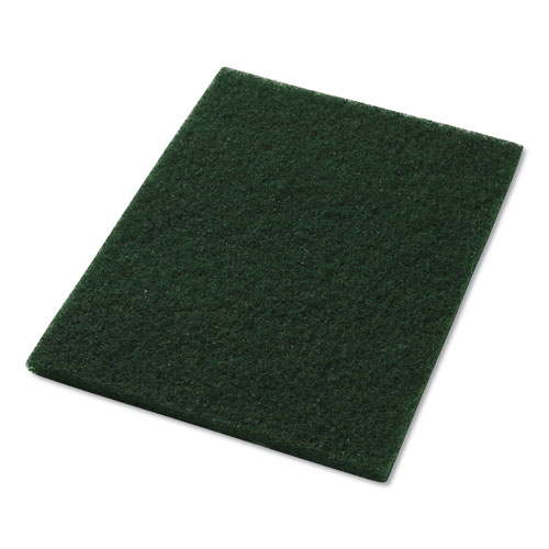 Americo® Scrubbing Pads, 14" x 28", Green, 5/Carton