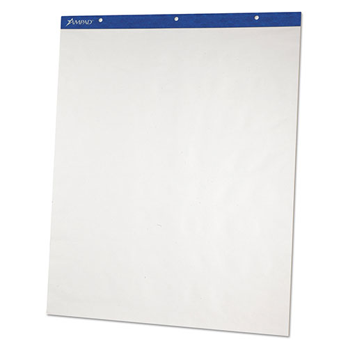 Ampad Flip Charts, Unruled, 50 White 27 x 34 Sheets, 2/Carton