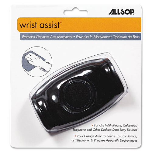 Allsop Wrist Assist Memory Foam Ergonomic Wrist Rest, Black