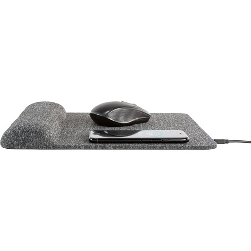 Allsop PowerTrack Plush Wireless Charging Mousepad