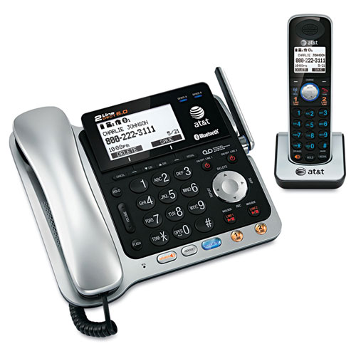 Vtech TL86109 Two-Line DECT 6.0 Phone System with Bluetooth