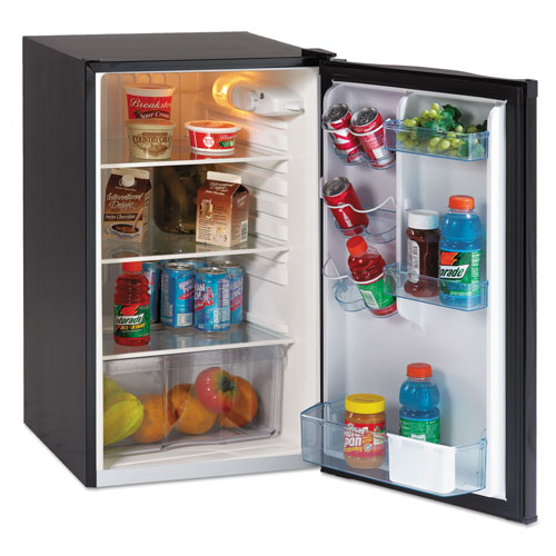 Avanti Products 4.4 CF Auto-Defrost Refrigerator, 19 1/2"w x 22"d x 33"h, Black