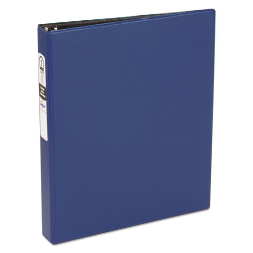 Avery Economy Non-View Binder with Round Rings, 3 Rings, 1" Capacity, 11 x 8.5, Blue