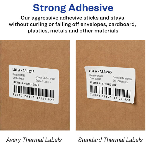 Avery Address Labels, Adhesive, 1-1/8