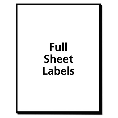 Avery Copier Mailing Labels, Copiers, 8.5 x 11, White, 100/Box