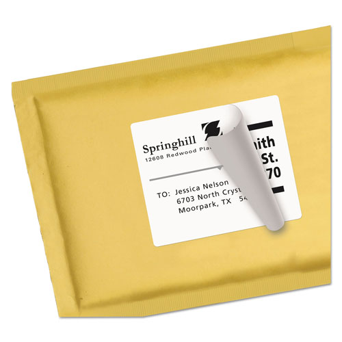 Avery Shipping Labels w/ TrueBlock Technology, Inkjet Printers, 3.33 x 4, White, 6/Sheet, 25 Sheets/Pack