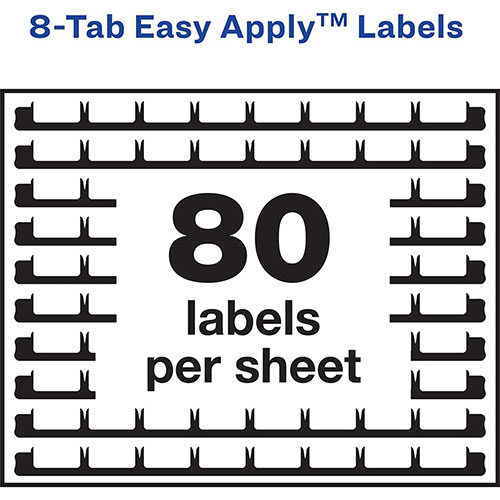 Avery Multipurpose Label - Inkjet, Laser - Clear - 3 Total Sheets - 30 / Pack