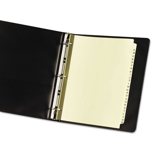 Avery Preprinted Laminated Tab Dividers w/Gold Reinforced Binding Edge, 25-Tab, Letter