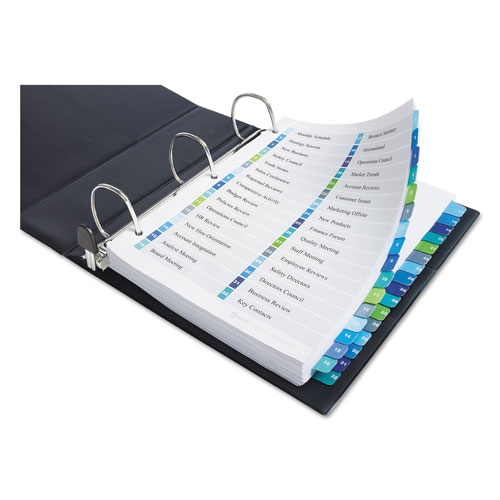 Avery Customizable TOC Ready Index Double Column Multicolor Dividers, 32-Tab, Letter