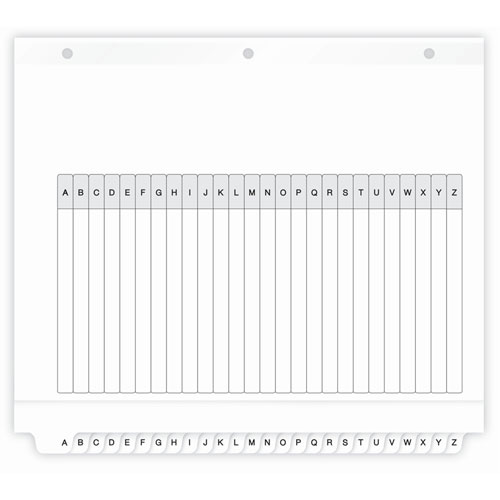 Avery A-Z Black & White Table of Contents Dividers, 26 x Divider(s), Table of Contents, A-Z, 26 Tab(s)/Set