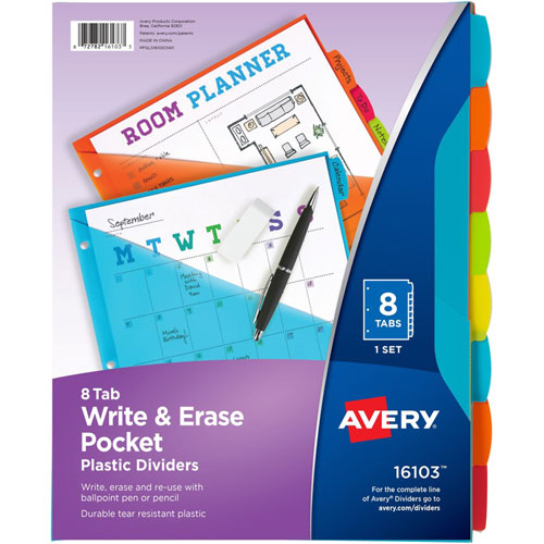 Avery Multipurpose Label, Multicolor, Plastic, 2