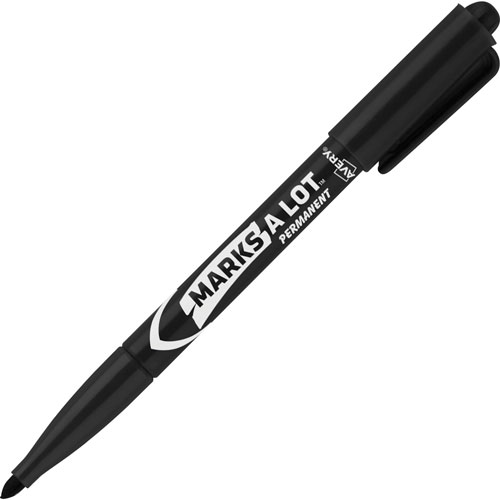 Avery Marks-A-Lot® Black Non-Toxic Permanent Markers with Bullet Point