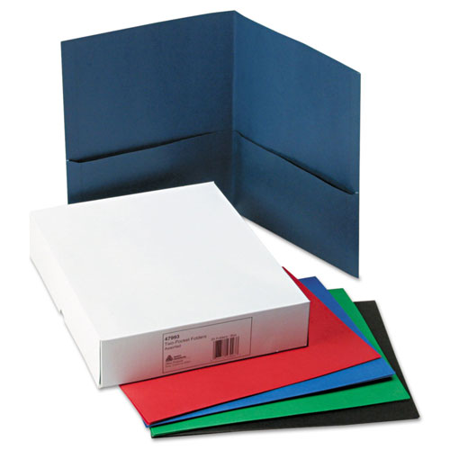 Avery Two-Pocket Folder, 40-Sheet Capacity, Assorted Colors, 25/Box
