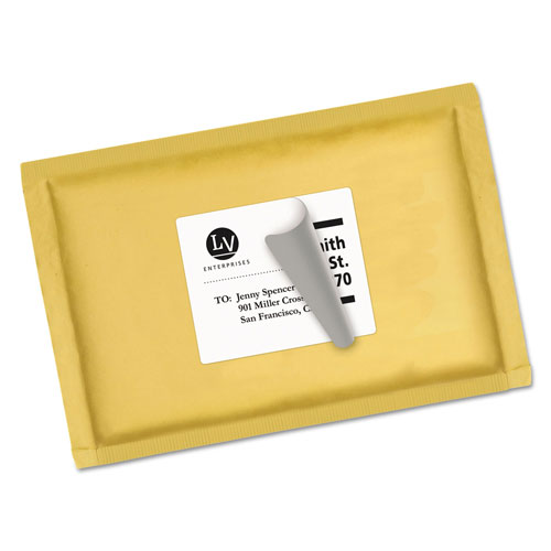 Avery Shipping Labels w/ TrueBlock Technology, Laser Printers, 3.33 x 4, White, 6/Sheet, 100 Sheets/Box