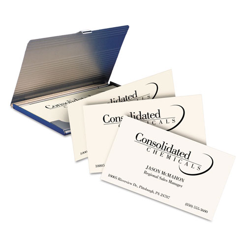 Avery Printable Microperforated Business Cards with Sure Feed Technology, Laser, 2 x 3.5, Ivory, Uncoated, 250/Pack