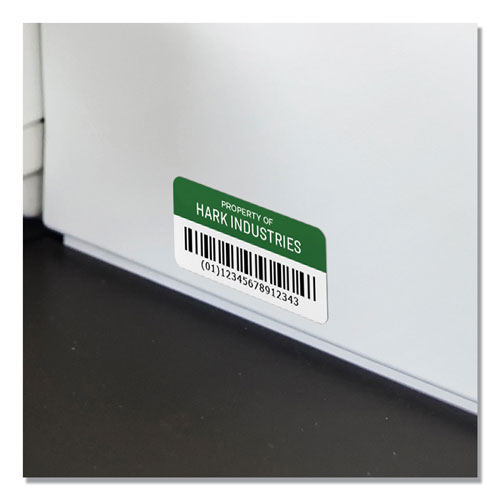 Avery PermaTrack Durable White Asset Tag Labels, Laser Printers, 0.5 x 1, White, 84/Sheet, 8 Sheets/Pack