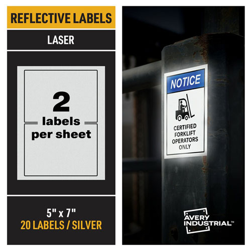 Avery Reflective Sign Labels - 5