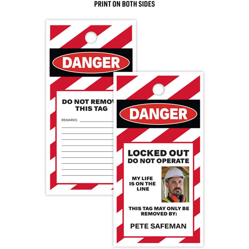 Avery UltraDuty Lock Out Tag Out Hang Tags - 2.92