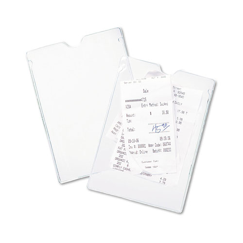 Avery Top-Load Clear Vinyl Envelopes w/Thumb Notch, 4 x 6, Clear, 10/Pack