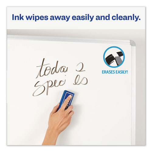 Avery MARKS A LOT Desk-Style Dry Erase Marker Value Pack, Broad Chisel Tip, Black, 36/Pack