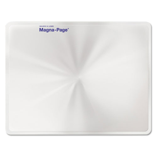 Bausch & Lomb 2X Magna-Page Full-Page Magnifier w/Molded Fresnel Lens, 8 1/4" x 10 3/4"