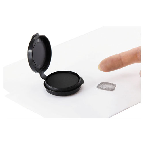 Fingerprint Ink Pad with Black Ink - Ships in One Business Day!