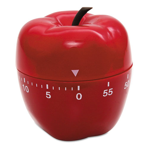 Baumgarten's Shaped Timer, 4" dia., Red Apple