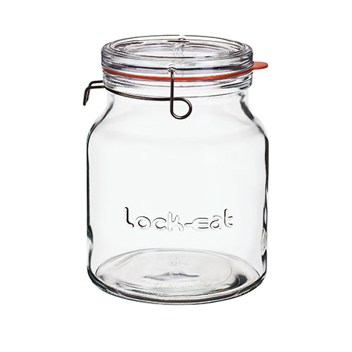 Bauscher Hepp Luigi Bormioli Lock-Eat 67.75 oz Handy Jar