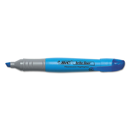 Bic Grip XL Highlighter, Four Color Set, Fluorescent Colors