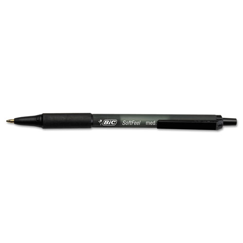 Bic Soft Feel Retractable Ballpoint Pen, 1mm, Assorted Ink/Barrel, 36/Pack