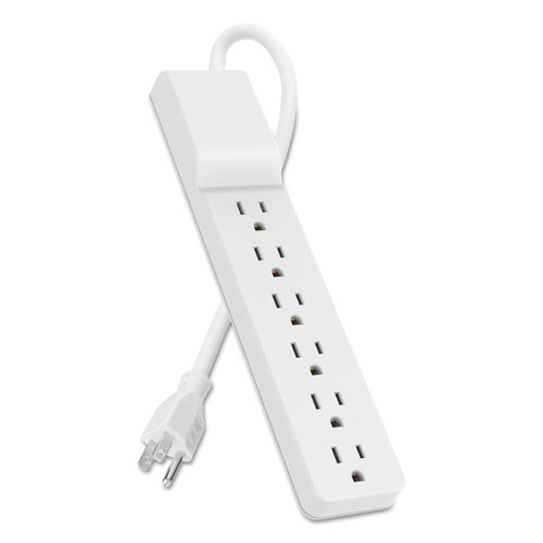 Belkin Home/Office Surge Protector, 6 Outlets, 10 ft Cord, 720 Joules, White