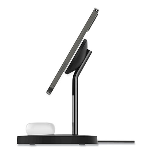 Belkin® BOOST CHARGE Pro 2-in-1 Wireless Charger Stand, 15 W