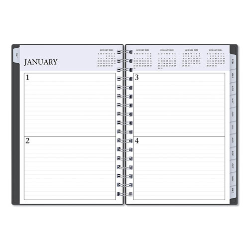 blue-sky-passages-non-dated-perpetual-daily-planner-8-5-x-5-5-black-cover-2021-2025