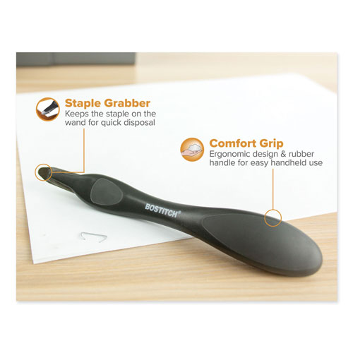 Stanley Bostitch Professional Magnetic Push-Style Staple Remover, Black