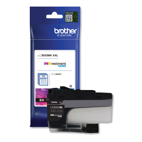 Brother LC3033BK INKvestment Super High-Yield Ink, 3000 Page-Yield, Black
