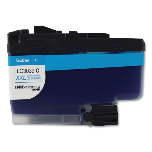 Brother LC3039C INKvestment Ultra High-Yield Ink, 5000 Page-Yield, Cyan