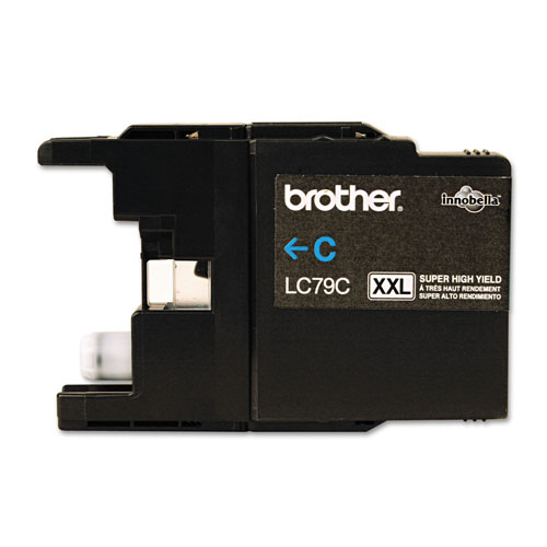 Brother LC79C Innobella Super High-Yield Ink, 1200 Page-Yield, Cyan