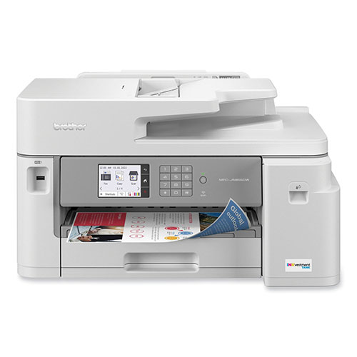 Brother MFC-J5855DW INKvestment Tank All-in-One Color Inkjet Printer, Copy/Fax/Print/Scan