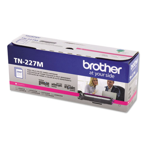 Brother TN227M High-Yield Toner, 2300 Page-Yield, Magenta
