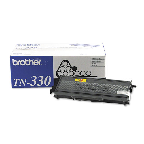 Brother TN330 Toner, 1500 Page-Yield, Black