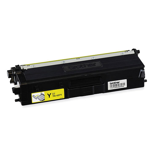 Brother TN437Y Ultra High-Yield Toner, 8,000 Page-Yield, Yellow