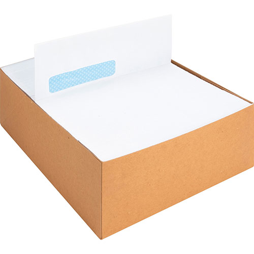 Business Source Business Envelopes, No. 10, Peel/Seal, 9-3/4" x 4", White