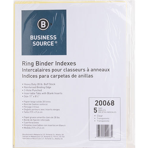 Business Source Binder Indexex, 2