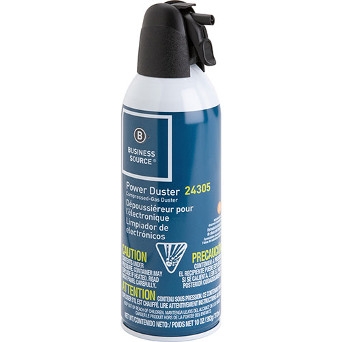 Business Source Air Duster Cleaner, Moisture-free/Ozone Safe, 10 oz., 2/PK