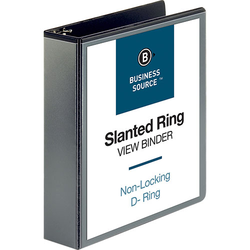 Business Source 39% Recycled D-Ring Binder, 2